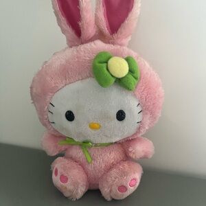 Hello Kitty Pink and White Stuffed Animal Plush